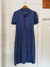 30’s 40’s cold rayon dress | small