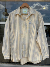 Vintage Cotton Stripe Button Down|XL