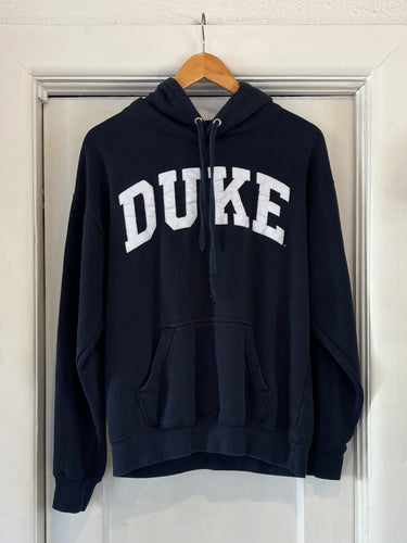 Vintage Navy Blue Duke Hoodie | Tag Size Medium