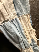 Vintage 70’s Chambray Patchwork Shirt | small