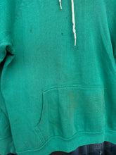 Vintage 70s Green Raglan Hoodie|Medium