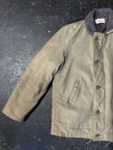 Vintage 50s/60s N1-2 Civilian Deck
Jacket - Khaki Sherpa Lined
Military Style Coat|Large