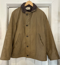 Vintage 50s/60s N1-2 Civilian Deck
Jacket - Khaki Sherpa Lined
Military Style Coat|Large