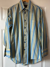 Vintage 70’s Sears Stripe Long Sleeve Button Up|Large