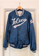 Vintage 90’s Toluca All Stars Satin Baseball Bomber Jacket | Large