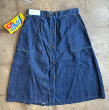 Vintage 1970’s Super Blues Long Denim Skirt|Waist Size 28”
