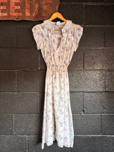 70’s Oops California Sheer Floral Prairie Dress | xs/sm