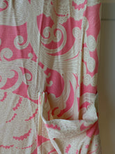 70’s pink + cream wide-leg jumpsuit