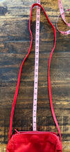 Vintage Red Leather Crossbody Purse
