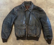 70’s 80’s Schott Type A-2 Brown
Leather Flight Jacket|XL