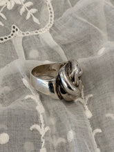 Vintage Chunky Sterling Silver Knot Ring | Size 7