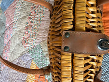 60’s Wicker Basket Turn Lock Purse