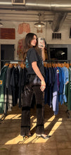 Vintage 90’s Low Rise Black Disco Pants | medium