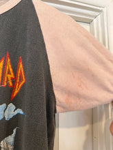 Vintage 80’s Def Leppard Raglan Concert Tee | small