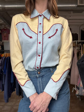 Vintage Scully Two-Tone Western Pearl Snap Shirt | Medium