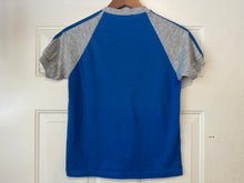 Vintage 70’s/80’s Blue + Grey Blank Varsity Tee|XS