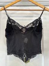 Y2K Victoria's Secret Silk Black Lace Trim Camisole|Small