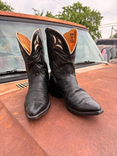 Vintage 40’s 50’s Nocona Pee Wee Shorty Inlay Cowboy Boots | Womens 8.5-9