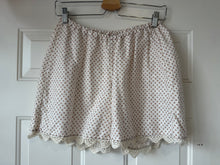 Vintage Cotton Floral Bloomer Shorts|Medium