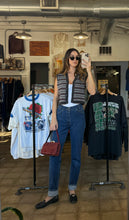 Vintage Theomiles stripe knit vest | sm/m