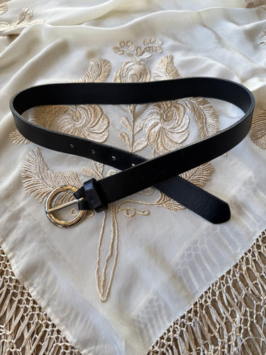 Vintage Limited black leather belt | M