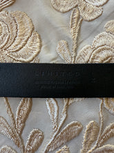 Vintage Limited black leather belt | M