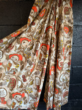 Vintage 70’s Novelty print Palazzo jumpsuit | sm/m