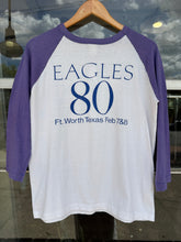 Vintage 1980 Eagles "The Long Run" Tour Raglan Tee|Medium