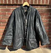 Vintage Bergdorf Goodman Quilted leather reversible jacket-XL