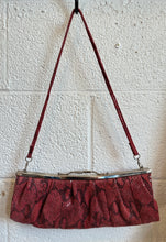 Vintage Red Snakeskin Purse/Clutch