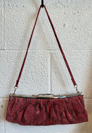 Vintage Red Snakeskin Purse/Clutch