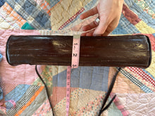 Vintage 80’s dark brown eel skin purse