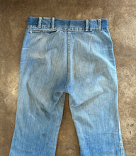 Vintage distressed flare jeans