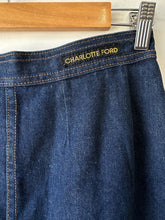 Vintage Charlotte Ford Long Denim Skirt|S