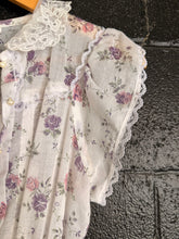 70’s Oops California Sheer Floral Prairie Dress | xs/sm