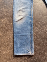 Vintage 80’s Levi’s 701 Button Fly Student Fit Faded Blue Jeans | tag size 30x36