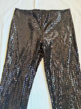 Vintage 90’s Low Rise Black Disco Pants | medium