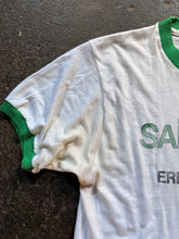 70’s 80’s SafTgreen Erection Team Ringer Tee | small