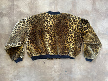 Vintage leopard print crop jacket