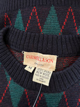 Vintage Wool Argyle Knit Sweater | Tag Size Medium