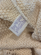 Vintage Cream Knit Sweater | Size Medium