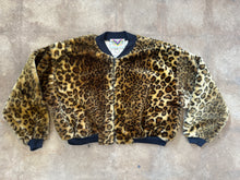 Vintage leopard print crop jacket