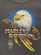 Vintage 80’s Harley Davidson 3D Emblem Thermal | sm/m