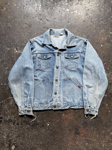 60’s Buckaroo by Big Smith pleated denim jacket | Sm/m