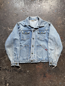 60’s Buckaroo by Big Smith pleated denim jacket | Sm/m