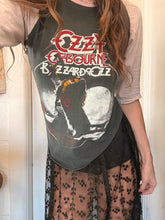 Vintage 1980 Ozzy Ozbourne Blizzard of Oz Concert Raglan | small