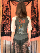 Vintage 1980 Ozzy Ozbourne Blizzard of Oz Concert Raglan | small